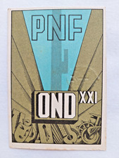 Tessera PNF Partito Nazionale