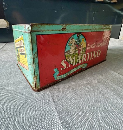 Scatola vintage metallo - in,