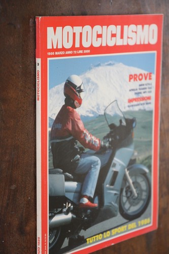 Motociclismo marzo 1986 bmw - bmw, k