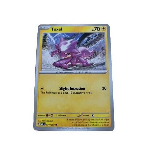 Toxel pokemon trading - toxel, card