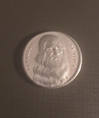 Medaglia leonardo vinci - medaglia,