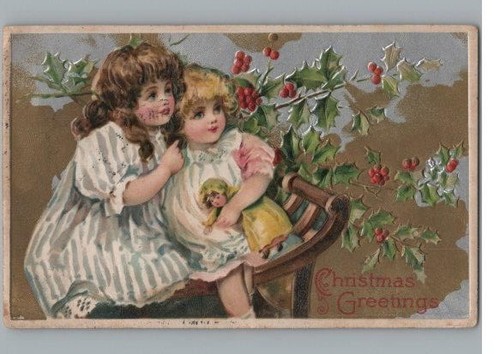 Cartolina auguri natale - d’auguri, di