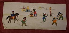 Vintage 40X17 Textile Wall
