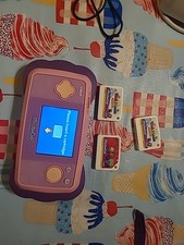 Vtech MobiGo Touch Learning System Rosa Viola con 3 giochi testati funziona