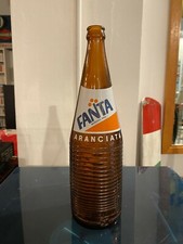 BOTTIGLIA ARANCIATA FANTA SCURA VINTAGE EPOCA VETRO MODERNARIATO SATIB ORA