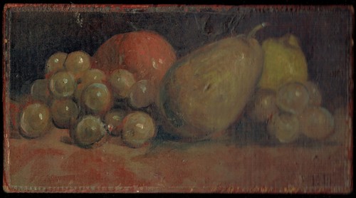 Dipinto olio tavoletta - olio, su