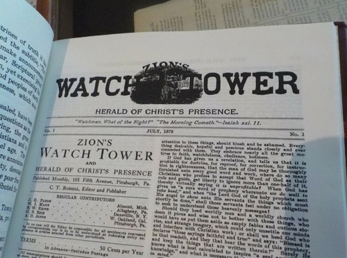 1879 zions watch tower - tower, volume