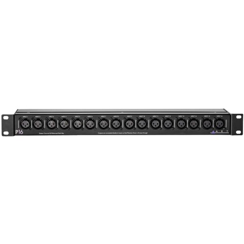 Patch bay xlr - bilanciato, 16