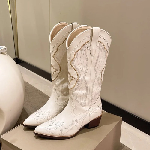 Stivali cowboy occidentali - stivali,
