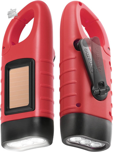Torcia solare led dinamo - torcia,