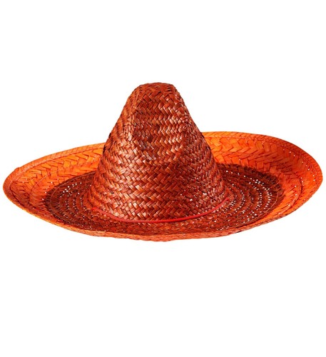 Sombrero messicano arancione - sombrero,