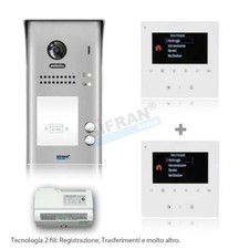 Kit videocitofono bifamiliare