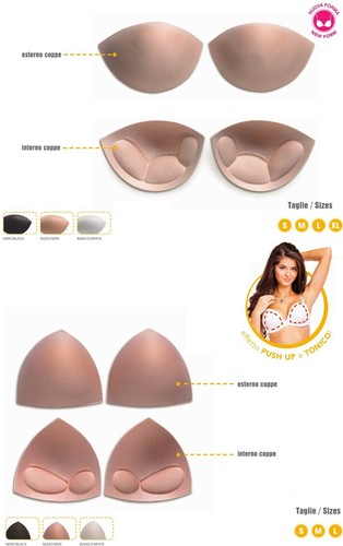 Coppe reggiseno marbet push - push, up
