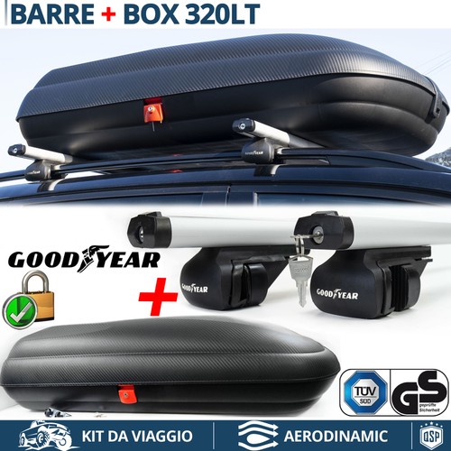 Box tetto 320lt - tetto, barre