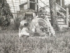Vintage Photo Children With