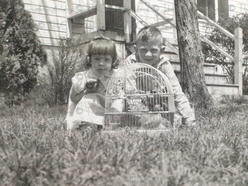 Foto epoca bambini - d'epoca, con