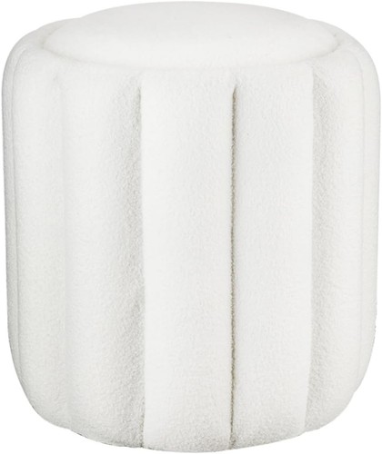 Pouf rotondo bianco - ,,