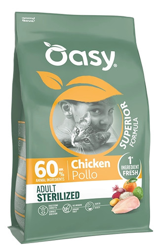 Oasy gatto sterilizzato pollo