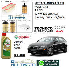 TAGLIANDO 4 FILTRI E OLIO