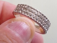 Anello Misura?? 20 Argento 925( Vedi Foto Punzonatura) Omaggio Pratica...