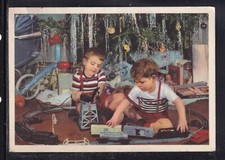 Cartolina Natale Bambini con Giocattoli Trenino YD504