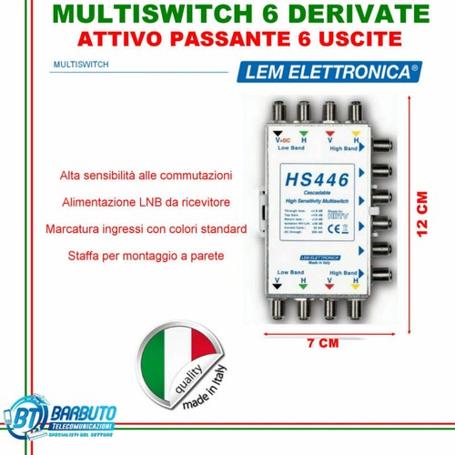 Multiswitch uscite - uscite, /