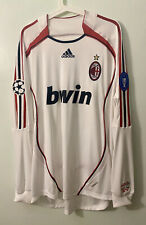 MALDINI,2006-07 AC MILAN CHAMPIONS LEAGUE AWAY LS MATCH MAGLIA MAI INDOSSATA