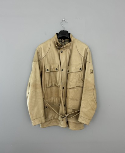 Giacca pelle uomo vintage