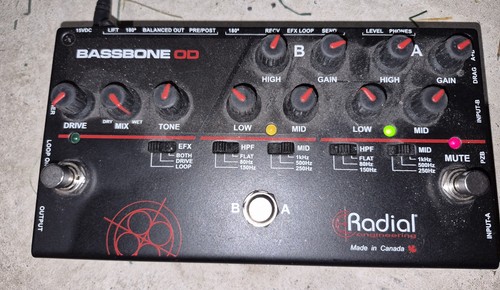 Radial bassbone bass preamp - radial,