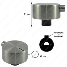 Manopola in zama rubinetto piano cottura Foster 9601379