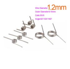 Molla di torsione sinistra o