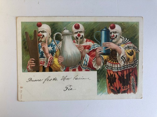 Cartolina pubblicitaria circo - pubblicitaria,