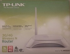 Tp-Link 3G/4G Wireless N Router model No. TL-MR3220