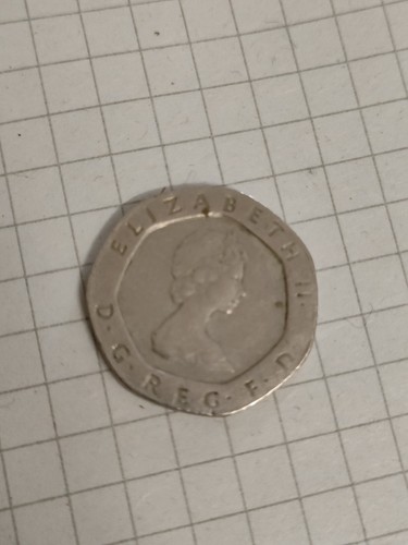 Moneta pence esagonale - moneta, 20