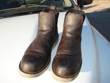 Stivali da lavoro Danner uomo 6" pelle Bull Run Chelsea marrone taglia 15 D MINTY FREE SH