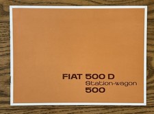 Fiat 500 D 1963-65 Brochure