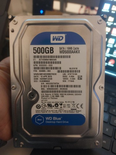Stock hard disk 500gb sata - disk,