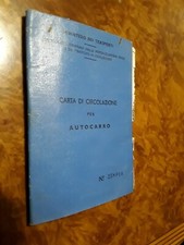 Libretto circolazione e - libretto,