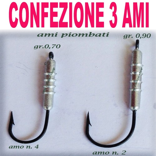 Ami piombati per esche - ami,