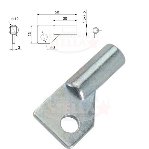 Chiave quadrata metallo - chiave,