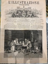 L' Illustrazione Italiana 1 1886 INCISIONI Mazzotta Pasini Gioli Novara Pavia