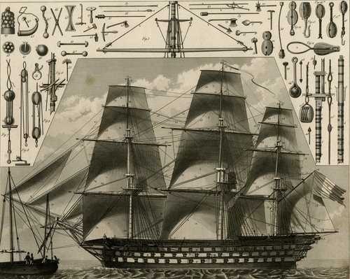 Stampa antica marina - antica-marina-nave, da