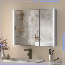 Armadio Specchio Bagno LED con