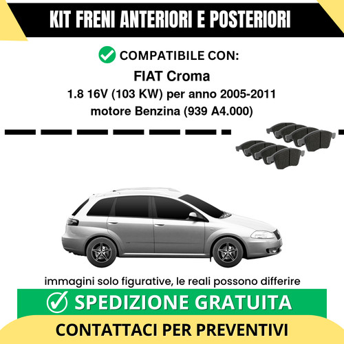 Pastiglie freno ant post - pastiglie,