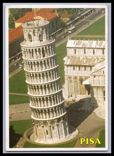 Cartolina pisa la torre - /,
