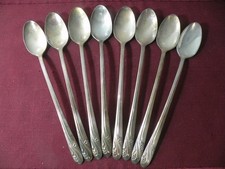 Set Of 8 Iced Teaspoons