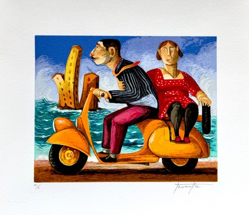 Pino procopio 30x35 serigrafia - pino,