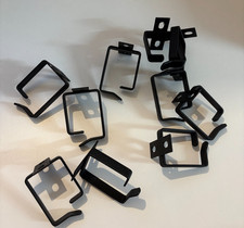 10 GANCI  PER ARMADIO RACK 19" NERO RAL9005