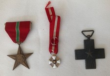 Garibaldi - Stella Brigate di Garibaldi - Ordine Corona d'Italia