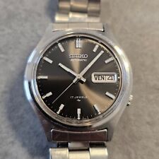 Orologio Seiko 5 7009-8028 Automatico Vintage 17 Gioielli 37mm Acciaio Funziona